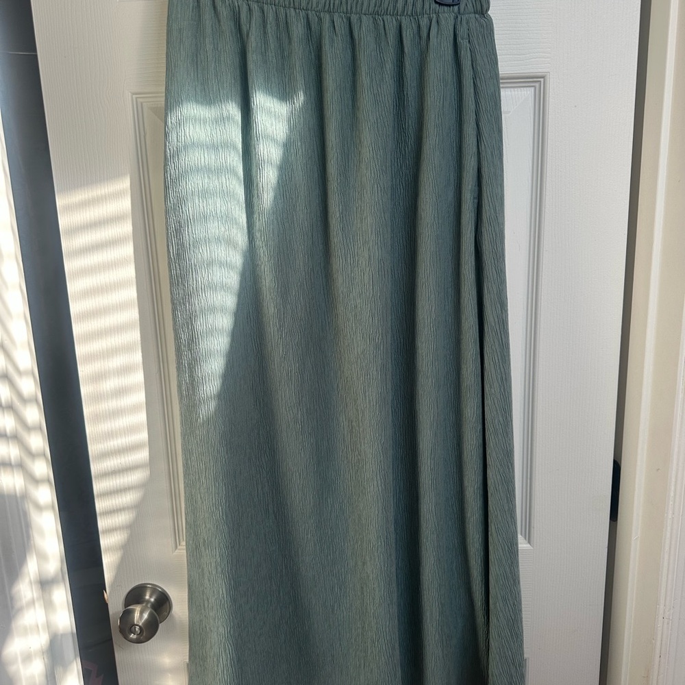 Abercrombie & Fitch Teal A-Line Skirt